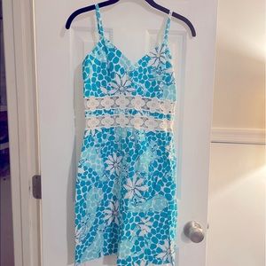 Blue and White Lilly Pulitzer Dress (2)